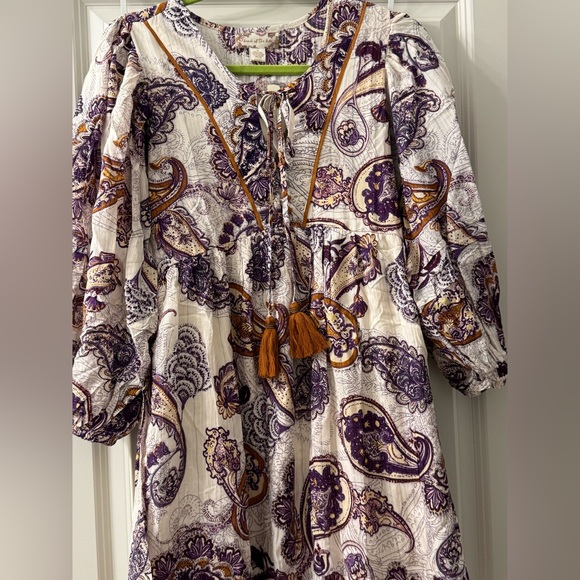NWT Band of the Free Lyonette Paisley Dress Sz S NWT - Picture 5 of 8